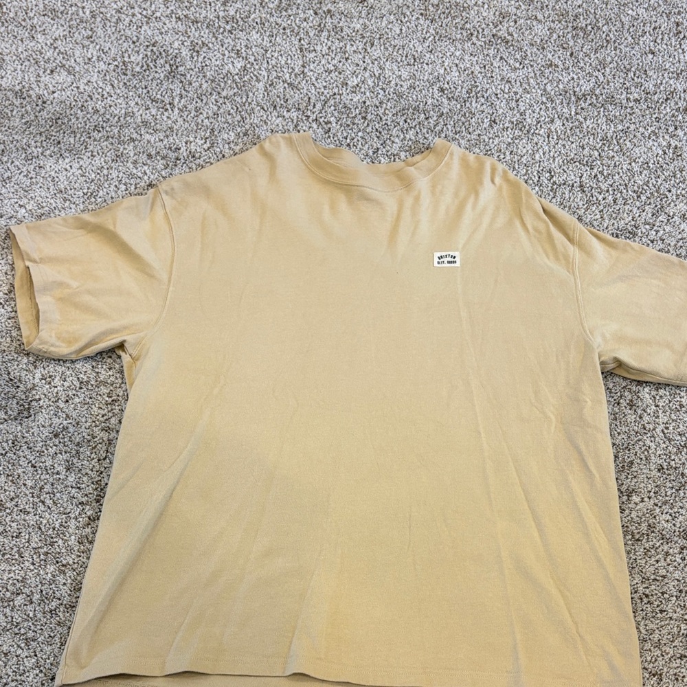 Brixton Tan Cream T-Shirt